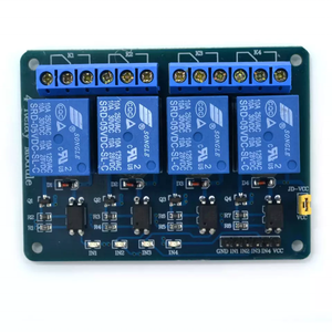 4-Kanal-5-V-Relaismodul mit Optokoppler-Relais ausgang 4-Wege-Relais-Abschirmungsmodul für Arduino DIY-Steuersc halter DC 12V - Product Image 2