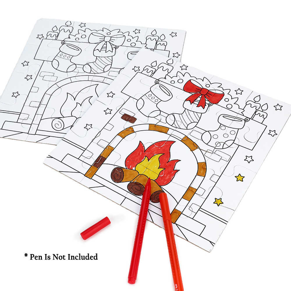 Puzzle da colorare