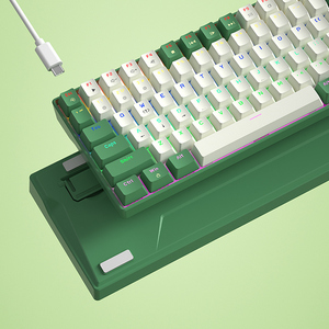 Teclado mecánico con interruptor rojo a precio competitivo, Teclado mecánico ergonómico con retroiluminación colorida para jugadores - Product Image 1