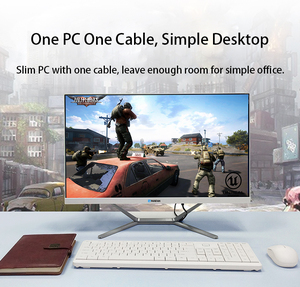 Fabrika OEM ODM AIO yüksek kalite IPS kameralar Core I3 I5 I7 dokunmatik masaüstü ofis oyun için hepsi bir PC - Product Image 3