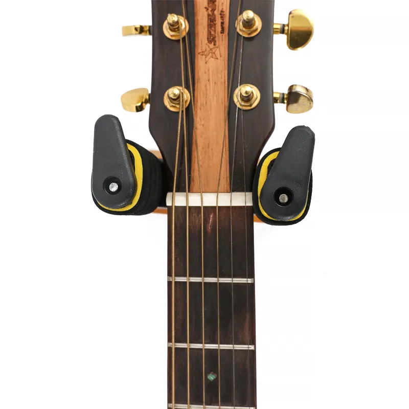 Factory Direct Automatic Locking Universal Guitar Racks Wall Hanger Hook Holder Mount for Bass Ukelele Stringed Instruments