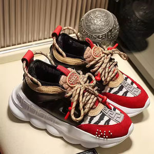 Лидер продаж, дизайнерские кроссовки с цепной реакцией для мужчин и женщин, высококачественные роскошные сетчатые туфли, увеличивающие рост, на всю осень - Product Image 4