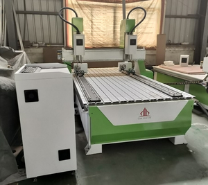 Máquina de tallado de enrutador de madera CNC de dos husillos 1325 1530 2030 2040 enrutador CNC de madera de dos cabezales independiente para la venta - Product Image 4