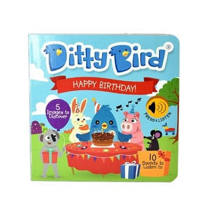 High Quality Custom <strong>Author</strong> Self Published Colour Printing Educational Books Hardcover Picture Children Board Sound Book for Kids - Product Image 1