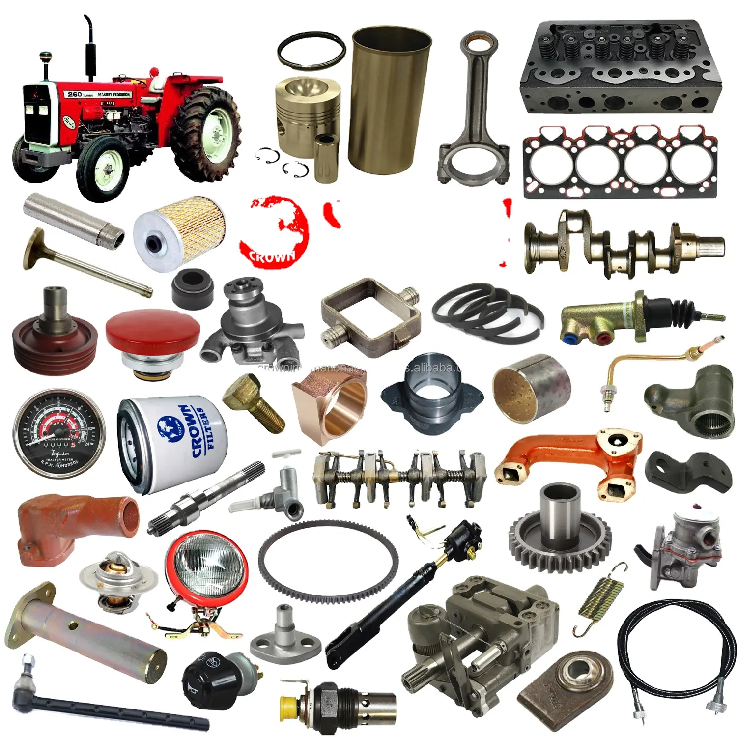 High Quality Replacement Spare Parts fits for Bush Hog lawn Tractor 2WD 4WD in whole sale price example