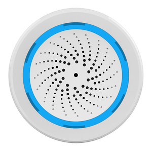 Báo động còi báo động Z-Wave 868.42MHz/ 908.42MHz với nguồn điện cổng USB hoặc báo động an ninh chạy bằng pin với âm thanh và ánh sáng - Product Image 1