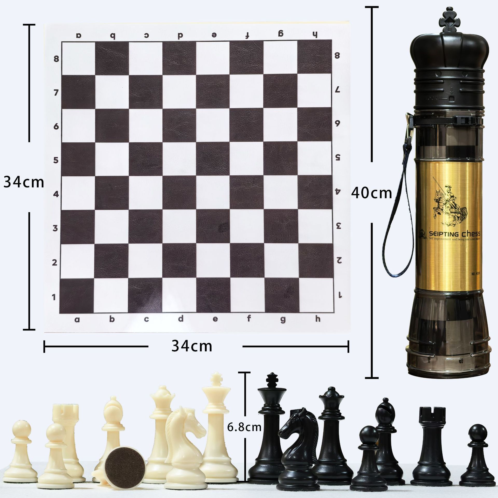 Corona-blanco y negro 3434cm
