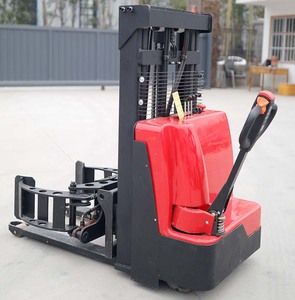 Alat penumpuk penjepit rol kertas listrik penuh, peralatan penanganan penumpuk pengangkat Drum elektrik penuh 90 derajat berputar - Product Image 2