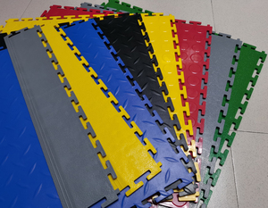 Açık çatı terasları ve havuz çevresi için istikrarlı PVC birbirine güverte karoları hava koşullarına dayanıklı UV kolay kurulum - Product Image 2
