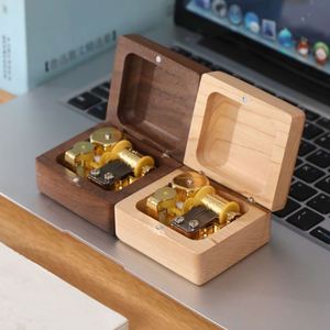 Wholesale Custom Wooden Music, <strong>Box</strong> Diy Carved Musical Note Small Wooden <strong>Box</strong> Creative Gift/ - Product Image 4