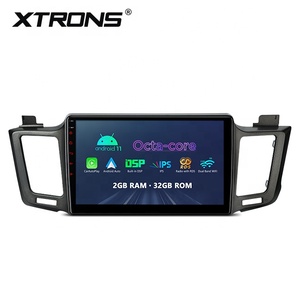 XTRONS 10.1英寸2.5D IPS触摸屏汽车全球定位系统导航汽车收音机安卓丰田RAV4同轴音频输出 - Product Image 3