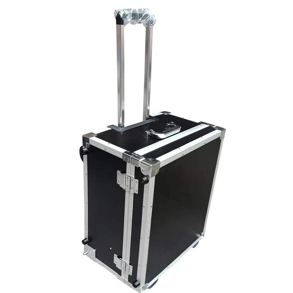 OEM flightcase guangzhou ferramenta caixa voo personalizado caso alumínio trole voo barato caso com rodas