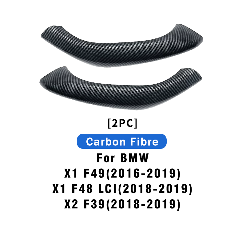 2 piezas de fibra de carbono