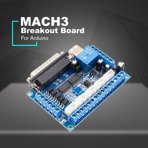5 achsen CNC Breakout Board Schrittmotor Fahrer MACH3 Parallel Port Control Modul Controller mit Optische Koppler USB Kabel
