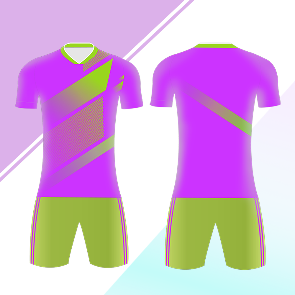 Camiseta de fútbol de clubes europeos morada