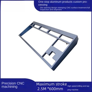 Kit de teclado mecánico para juegos de aluminio mecanizado de alta precisión personalizado carcasa prototipo de carcasa de teclado Cnc - Product Image 3