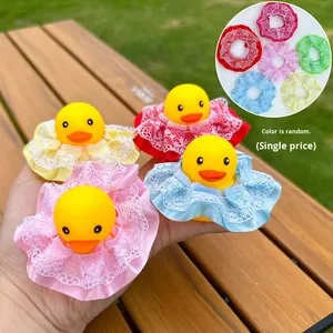 Bán buôn mũ tắm số 8 ít vịt Khăn Váy tự làm đồ chơi phụ kiện Tạp dề ít màu vàng vịt sữa trà Xe Quà Tặng - Product Image 6