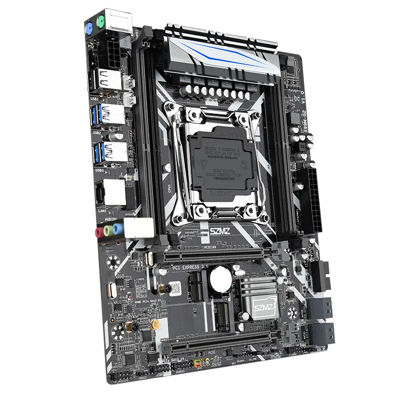 Motherboard Seri X99 Yang Telah Diuji Sepenuhnya dengan Soket LGA 2011-3 Mendukung CPU Xeon V3 V4 Real Quad Channel DDR4