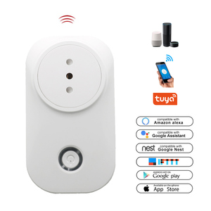 LEDEAST PA8-IT Tuya Smart WiFi Plug настенная розетка Поддерживает пульт дистанционного управления и голосовые команды Alexa для умной домашней жизни - Product Image 1