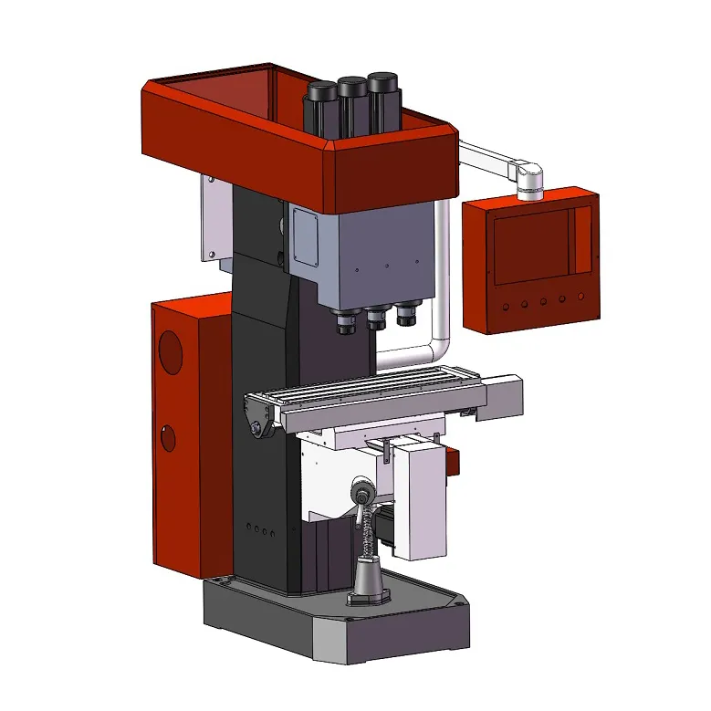 CNC-Bohr-und Gewindes chneid maschine für Doppels ervo bohrmaschinen Mehrspindel-Bohr köpfe für Guss armaturen