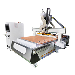 Carpintería Multi Funciones Mesa de vacío 3D Corte de madera Tallado CNC Máquina de anidación Cambiador de herramientas automático 1325 ATC Enrutador CNC de madera - Product Image 4