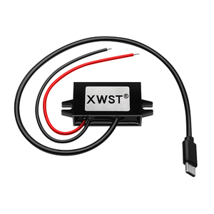 XWST Dc DC Convertidor USB reductor 12V a 5V 3A Convertidores USB Entrada 8-22V Salida 5V 3A 15W Micro mini Tipo C Cargador de teléfono USB
