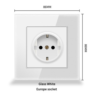 多种规格电气16a面板黑色白色金色墙壁插座USB C型插座 - Product Image 4