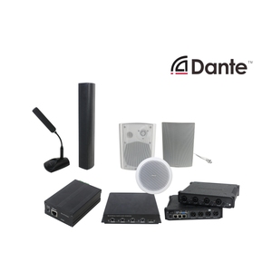 Convertidor de transmisor de Audio de 4 en 4 salidas, interfaz de red Dante AES67 con Control de volumen independiente, compatible con fuente de alimentación POE - Product Image 5