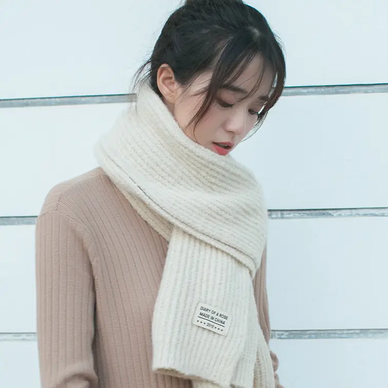 GLS091秋と冬の男性と女性のための新しい韓国のスカーフ多用途の厚手のカシミアの女の子のマフラーウールの学生のスカーフ