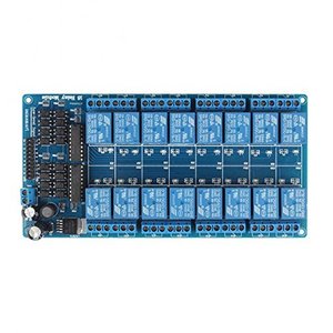 Modulo relè a 16 canali e optoaccoppiatore compatibile per Arduino PIC AVR DSP ARM P6
