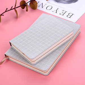 A4 A5 A6 Logo personalizzato taccuino semplice stampa personalizzata quaderno con copertina rigida in lino - Product Image 4