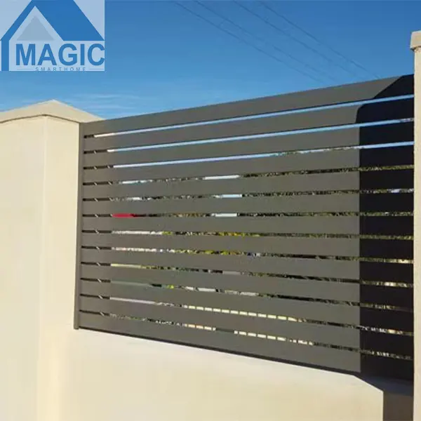 Compostaggio recinzione in legno scherma in alluminio privacy design wpc pannelli