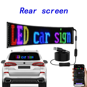K17 App controllo LED cartello flessibile USB LED per auto segni programmabili messaggio a scorrimento personalizzato Display digitale pannello matrice a Led - Product Image 5