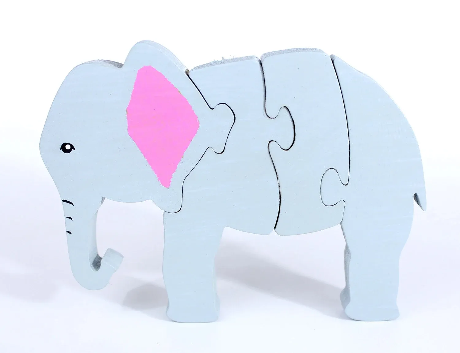 WANHUA fil bulmaca çocuk oyuncak çocuk dekor el yapımı bulmaca ahşap oyuncak