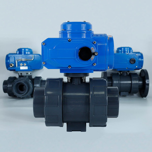 บอลวาล์วไฟฟ้าสำหรับระบบน้ำ DN40พีวีซี PPH ABS บอลวาล์วปรับแต่งได้ DN50 PN10 - Product Image 4