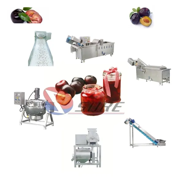 High Quality Factory Plum Jam Production Line For Plum Jam With Stable Quality