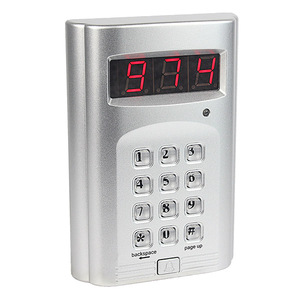 999 Channel Wireless Keyboard <strong>Call</strong> Button ASK AM Keypad Transmitter for Paging Queuing System - Product Image 3