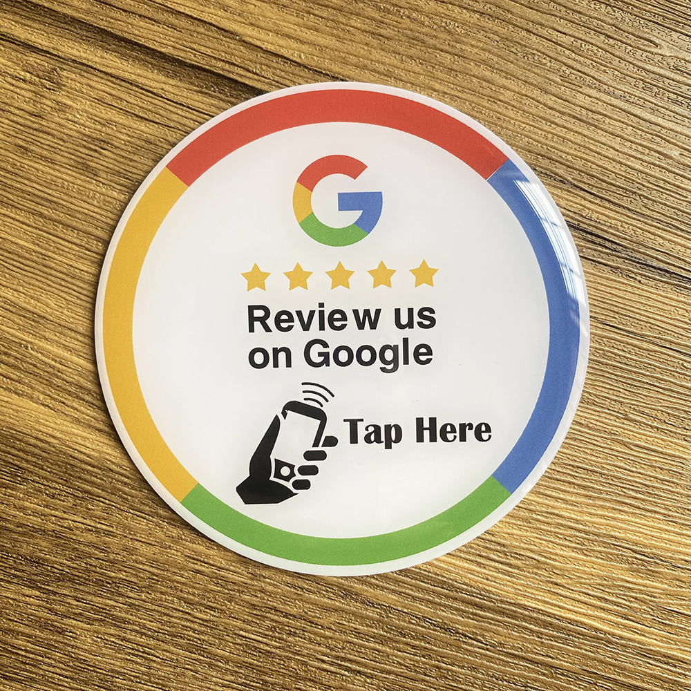 Round Google white