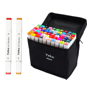 Kép tip sơn 30/40/60/80/168/204 Màu Sắc Nghệ Thuật Đánh Dấu Thiết Lập Cho Vẽ Manga Hoạt Hình Nghệ Sĩ Rượu Dựa Đánh Dấu - Product Image 6