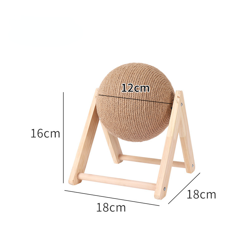 V-shaped cat scratch ball trumpet