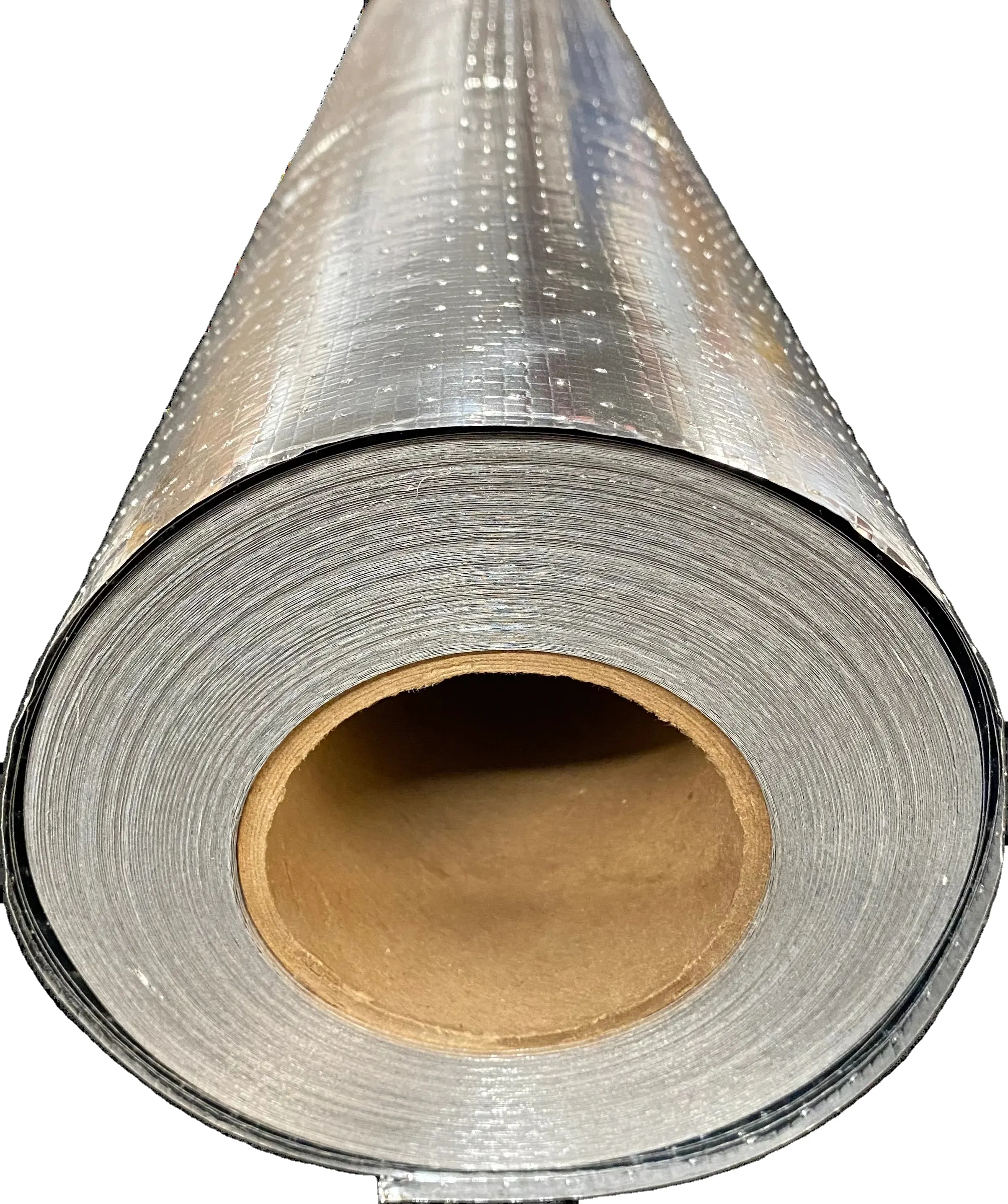 Aluminum foil non woven single side fiberglass thermal insulation rolls for roof