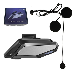 Accesorios Para Moto alta calidad y señal estable música manos libres estéreo motocicleta Bluetooth auriculares intercomunicador auriculares - Product Image 1