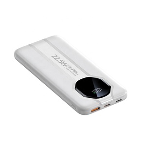 Soporte de carga rápida Banco de energía portátil Delgado 10000mAh QC3.0 PD 22,5 W Pantalla LED Universal Salida de USB-C 2 Entradas PD Bancos de energía - Product Image 3