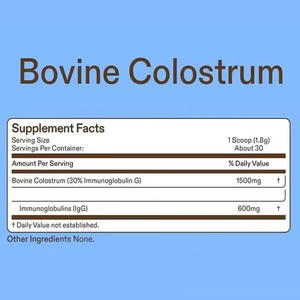 חדש אורגני, זילי וקולוסטרום משופר תפקוד פיזי bovine עבור מבוגרים לא לנשים בהריון - Product Image 2