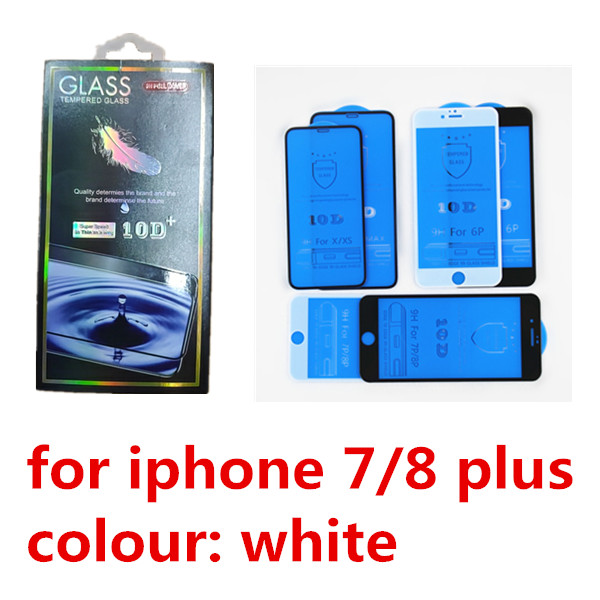 Per iphone 7/8 più bianco con pacchetto di vendita al dettaglio
