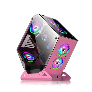 Diseño Irregular Gaming PC Case Custom Desktop Computer Gaming Atx Case Wide Cube Computer Case Towers Chamber PC Cabinet - Product Image 4