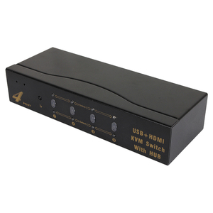 VCOM 4K @ 30Hz HDMI KVMスイッチ4 In 1 Out for Professional Engineering Levelデスクトップマルチメディアシステム - Product Image 5