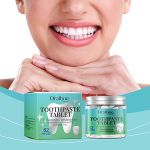 Oralhoe làm trắng kem đánh răng Tablet holly làm sạch chăm sóc Nụ cười làm sạch răng mousecare hơi thở tươi - Product Image 1
