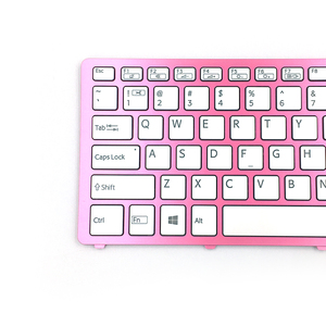 <strong>Notebook</strong> Replace Laptop <strong>Keyboard</strong> for SONY SVF14N US Pink Frame Silver Keycap <strong>With</strong> <strong>Backlight</strong> Laptop <strong>Keyboards</strong> - Product Image 5