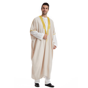 Medio oriente arabo Thobe uomini musulmani Thawb caftano musulmano islamico uomini modesti Abaya Thobe - Product Image 5